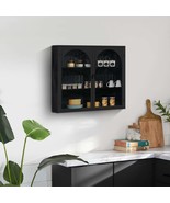 Modern Wall Cabinet with Woven Pattern - $231.48 CAD