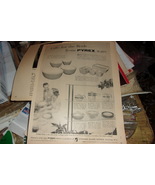 full page vintage black and white advertisement for Pyrex  - £7.86 GBP