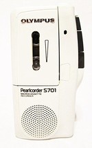 Olympus S701 Pearlcorder Microcassette Recorder White - £53.02 GBP