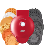 Dash Mini Waffle Maker System with Removable Plates and Storage Case - B... - $20.71 CAD