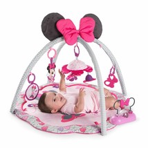 Baby Activity Gym Play Mat Floor Minnie Mouse Tummy Time Toys Infant Pin... - £95.91 GBP