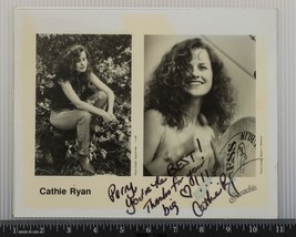 Cathie Ryan Autograph Signed 8x10 B&amp;W Promo Promotional Photo tob - $37.86