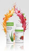 Herbalife Herbal Tea Concentrate Raspberry 3.6Oz &amp; Mandarin Aloe Pint Ex... - $129.21 CAD