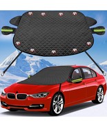 Car Windshield Snow Cover for Ice with Magnetic Edges, Windscreen Frost ... - $13.54