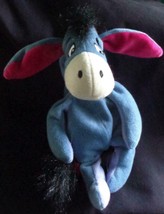 Cute Walt Disney Original Stuffed Beanie Toy – Eeyore – COLLECTIBLE Disn... - £15.56 GBP