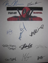 Deadpool Signed Film Movie Script Screenplay X11 Autographs Ryan Reynold... - £15.02 GBP