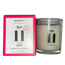 Whish x NewBeauty Soy Wax Candle 8 oz No 11 Natural Hand Poured New Beauty - £10.99 GBP