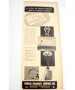 1943 Ad World War II Pioneer Parachute Company Manchester Ct Year of Ach... - €7,68 EUR