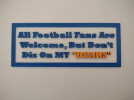 Chicago Bears Magnetic Fan Sign - $223.42 MXN