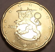 Gemstone Bu Finland 2007 20 Euro Cent ~ Standing Lion ~ We Have Coins ~-
show... - £3.56 GBP