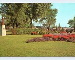 Flower Garden Riverview Park Clinton Iowa IA UNP Unused Chrome Postcard A14 - $2.67