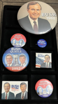 George Bush Dan Quayle President Political Campaign Buttons Lot Republican - £16.91 GBP
