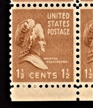 U. S. Postage  1 1/2 Cent Martha Washington Stamps (6 Mint Stamps) - £15.01 GBP