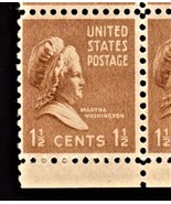 U. S. Postage  1 1/2 Cent Martha Washington Stamps (6 Mint Stamps) - $19.00