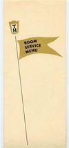 Town House Room Service Menu Broadway at Kellogg Wichita Kansas 1970&#39;s - £13.99 GBP