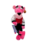 Vintage Pink Panther Touch of Velvet Plush Special Effects 1980 w/ Stand & Tags  - $39.99