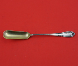 Wellington by Durgin Sterling Silver Horseradish Scoop Gold Washed Orig 6 1/4&quot; - £43.66 GBP