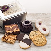 Gourmet Sweet Sympathy Gift Box By Dulcet Gift Baskets- Handmade Freshly Baked T - $59.99