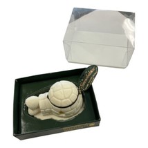 Department 56 Snow babies Bisque Christmas Trinket Box Home Sweet Home Igloo - £22.59 GBP