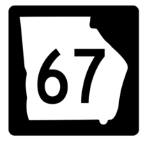 Georgia State Route 67 Sticker R3613 Highway Sign - £1.15 GBP+