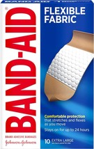 Extra Large Bandage, Flexible, 1-1/4&quot;x4&quot;, 10/BX - $8.21