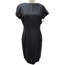 Andrea Viccaro 100% Wool Dress Black Fully Lined Sz 10 VTG 80s 90s NWT  - $994.85 MXN