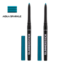 2X Avon True Colour Glimmerstick  Diamonds Eyeliner Aqua Sparkle New pack - £5.86 GBP