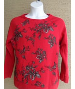 New Just My Size  Graphic 50/50 Blend Cozy Lighter Weight Sweatshirt Red 5X - £5.45 GBP