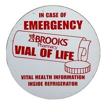 Brooks Pharmacy Dover Foxcroft Maine Magnet Advertisement Vintage Medica... - $28.14 CAD