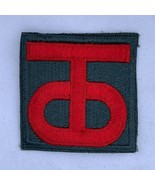 US Army 90th Infantry Division (Tough &#39;Ombres) Unit Patch - 2 3/8&quot; - £5.47 GBP