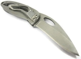 Stainless Steel Lock Back Folding Pocket Knife - £6.31 GBP