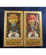 Vintage 1981 COWPOKES - Knickerbocker Cowboy &amp; Cowgirl Cloth Dolls - $1,878.96 MXN