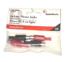Radio Shack In-Line Phono Jacks 274-337A - £5.83 GBP