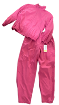 Vintage Alfred Dunner Fuchsia Pink Zippered Jacket Pants Easy Pieces Outfit sz M - £31.14 GBP