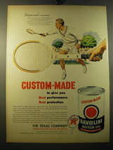 1950 Texaco Havoline Motor Oil Ad - Custom-made for Jack Kramer - $18.49