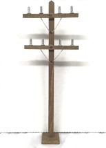 12&quot; (Inch) Model Train Telephone Pole | G Scale |G Gauge Scenery | 1 (On... - $12.00