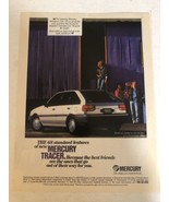 1987 Mercury Tracer Car Vintage Print Ad pa8 - £6.87 GBP