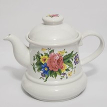 Price Kensington Floral Teapot P&amp;K Bordeaux Made in England Vintage 1960&#39;s - £28.13 GBP