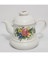 Price Kensington Floral Teapot P&amp;K Bordeaux Made in England Vintage 1960&#39;s - £27.24 GBP