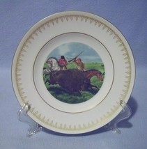 Danbury Mint The Buffalo Hunt Collector Plate Currier &amp; Ives Copenhagen - $12.99