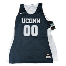 Nike UCONN Huskies Reversible Basketball Jersey Womens Sz M Blue White Big East - £16.47 GBP