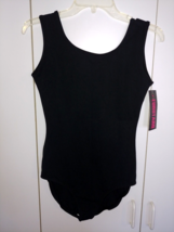 EUROTARD PERFORMANCE LADIES BLACK TANK DANCE LEOTARD-XL-NWT-STYLE 1002-NICE - £11.18 GBP