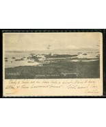 Vintage UDB Postcard 1905 Sitka Alaska Cancel Winter &amp; Pond Mt Edgecumbe - £15.56 GBP