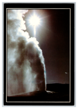 Yellowstone National Park Overlooking Old Faithful  Geyser Postcard Posted - £3.77 GBP