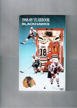 1988-89 Chicago Blackhawks Yearbook Media Guide NHL Hockey Savard Roenic... - $39.60