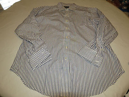 Ralph Lauren 17 1/2 35 Philip white long sleeve cotton button up Shirt GUC@ - $20.58