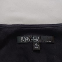 Kasper Sportswear Women's Black & White Skirt Size 3X Measured Waist 43 image 3