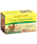 1 Box Bigelow Cozy Chamomile Flavor Herbal Tea | 20 Pouches Per Box | .73oz - $214.28 MXN