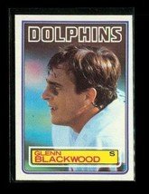 Vintage 1983 Topps Football Trading Card #310 Glenn Blackwood Miami Dolphins - £3.86 GBP