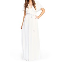 Show Me Your Mumu white wedding cake Audrey ruffle maxi dress small MSRP... - £35.96 GBP